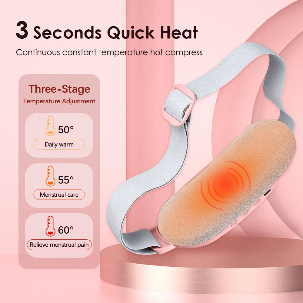 Massaging Heated Period Relief Pad